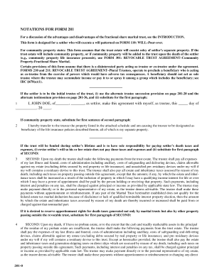 Revocable Trust Agreement - Fractional Share Marital