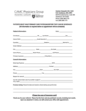 Patient Referral Form
