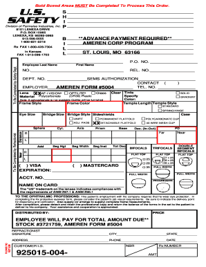 Ameren Form 5004