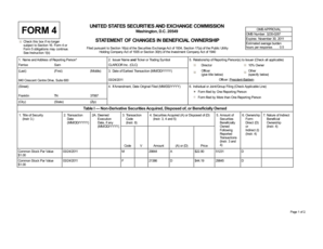 SEC Form 4 Statement of Changes in Beneficial Ownership