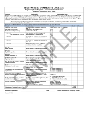 88 gpa - Weighted Admission Score Sheet 2012doc - sccsc