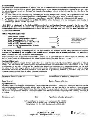 Markettwelve Bonus Index Annuity Contract