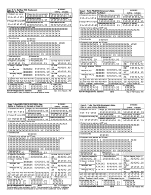 Form W-2 Wages and Tax Statement 2013