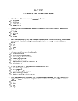 Restoring Small Diameter Implants Course