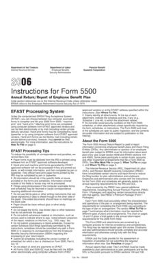 Form 5500 Instructions