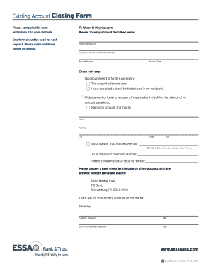 ESSA Bank Account Switch Kit