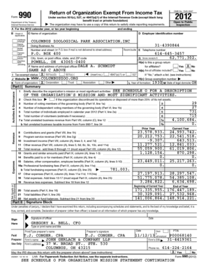 Form 990 2012