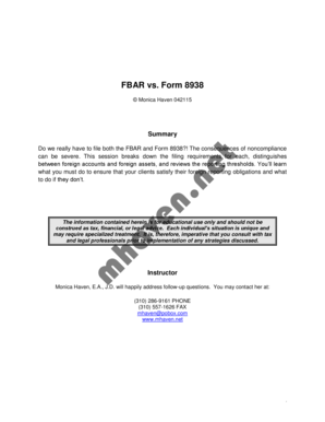 Fbar form 2022 pdf - FBAR vs. Form 8938 - Mhaven.net