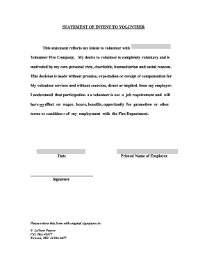 letter of intent for job promotion statement of intent to volunteer - Job Promotion Letter Of Intent letter of intent for job promotion statement of intent to volunteer - Job Promotion Letter Of Intent