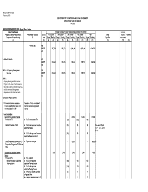 Revised OPB Form 003