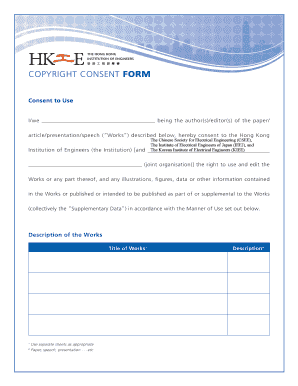 Copyright Consent Form