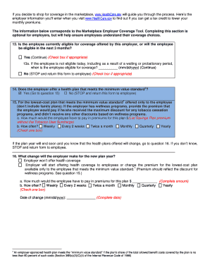 Health Insurance Marketplace Coverage Options