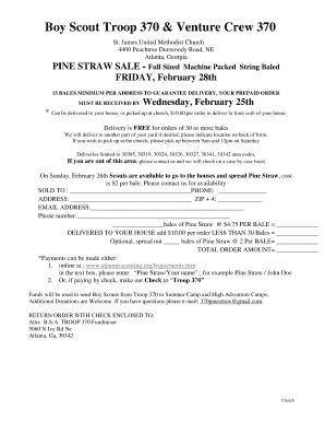 Boy Scout Troop 370 Pine Straw Flyer Fall 2014.docx - St. James ...