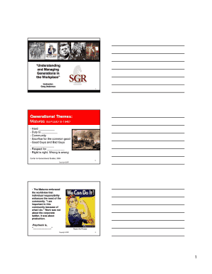 Understanding and Managing Generations in the Workplace