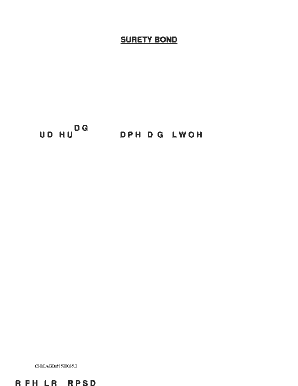 Surety Bond Agreement