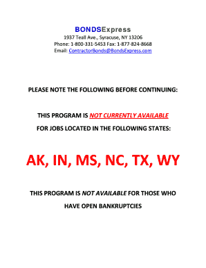 Contractor Credit Program Enrollment Application