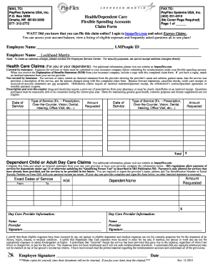 Flexible Spending Account Claim Form