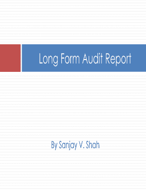 Long Form Audit Report