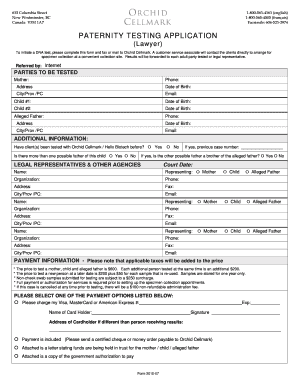 Paternity Testing Application