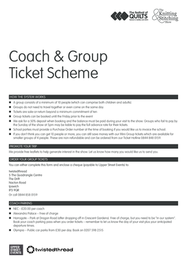 Group Ticket Booking Form