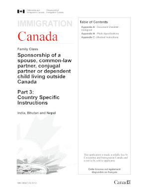 Canada Spousal Sponsorship Application