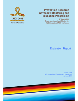 AIDS 2008 Education Programme Evaluation Report Final.doc - iasociety