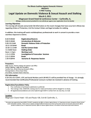 Fillable Online ilcadv Legal Update on Domestic Violence &amp; Sexual ...