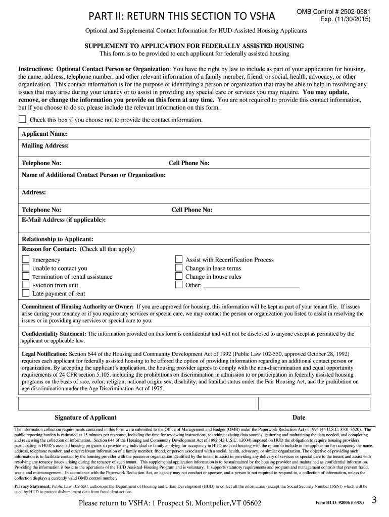 Fillable Online vsha Go There Vermont State Housing Authority Fax Email Print pdfFiller