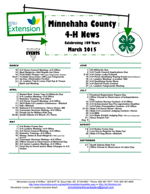 March 2015 - bMinnehaha Countyb - minnehahacounty