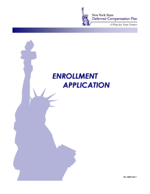New York State Deferred Compensation Plan Enrollment Application