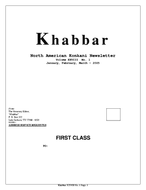 North American Konkani Newsletter Subscription Form