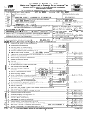 IRS Form 990 2006