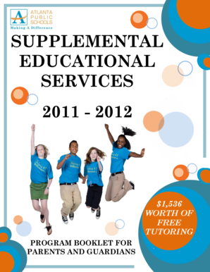Supplemental Educational Services Request Form
