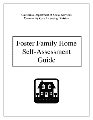 Foster Family Home Self-Assessment Guide