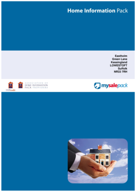 UK Home Information Pack Index