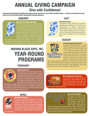 Indiana Black Expo Annual Giving Campaign Donation Form