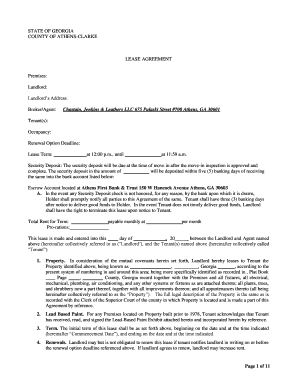 Georgia Residential Lease Agreement