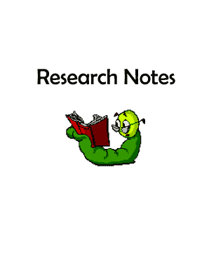 Sixth Grade Research Process Guide