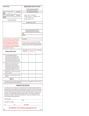 Georgia Business Personal Property Tax Return