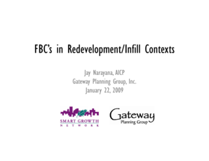 Form-Based Codes in Redevelopment/Infill Contexts - Gateway ...