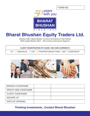 KYC Form for Stock Trading Account