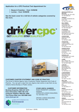 CPC Practical Test Appointment Application