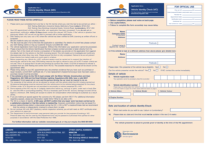 Vehicle Identity Check Application