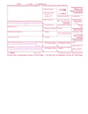 IRS Form 1099-B