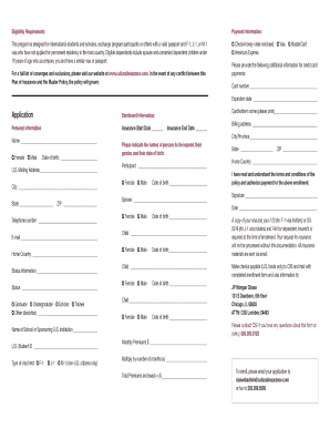 CISI International Student Insurance Application