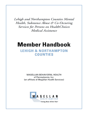 Lehigh and Northampton Counties Mental Health Handbook