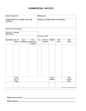 Commercial Invoice