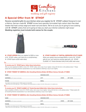 A Special Offer from W STHOF - Everything Kitchens