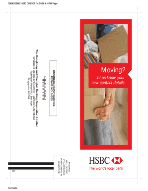 HSBC Contact Details Update Form