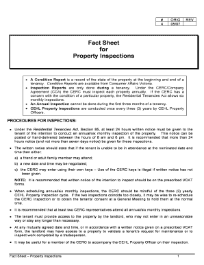 CERC Property Inspection Form
